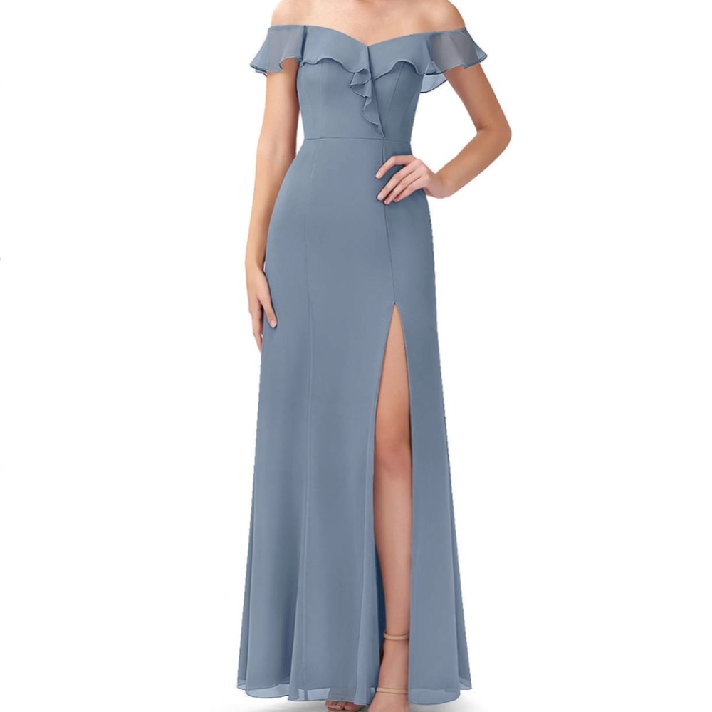Azazie Sophie Twilight Size 10 Bridesmaid dress